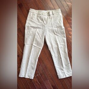 LOFT Beige Ankle Pants